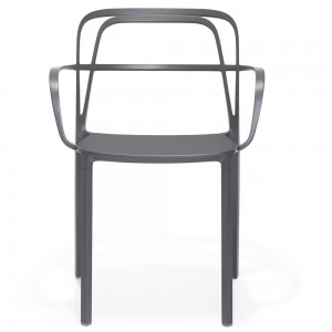 Sillón Intrigo 3715 de Pedrali. Sillones de diseño. Sillones de aluminio de jardín.