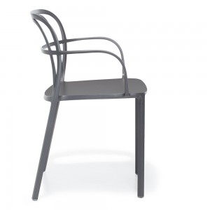 Sillón Intrigo 3715 de Pedrali. Sillones de diseño. Sillones de aluminio de jardín.