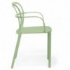 Sillón Intrigo 3715 de Pedrali. Sillones de diseño. Sillones de aluminio de jardín.