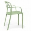 Sillón Intrigo 3715 de Pedrali. Sillones de diseño. Sillones de aluminio de jardín.