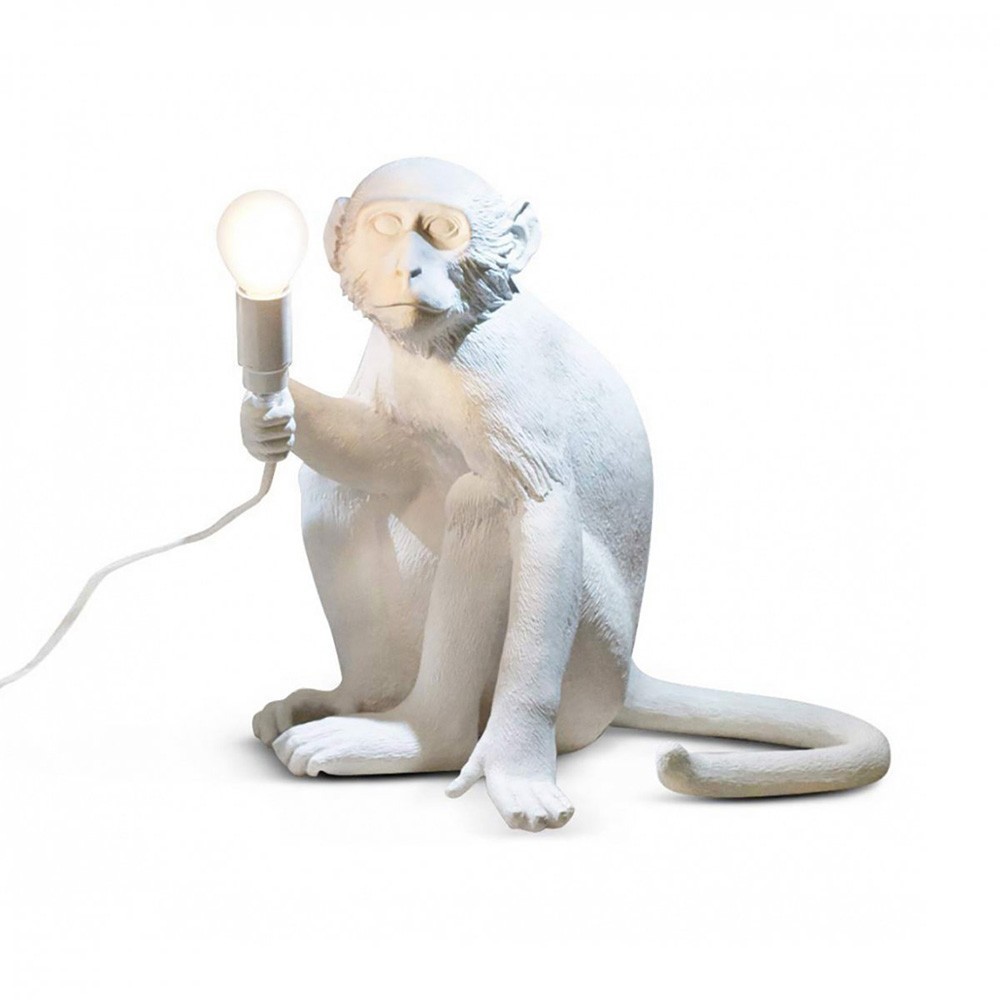 Lámpara sobremesa Monkey Sitting de Seletti. Complementos, mueble auxiliar e iluminación