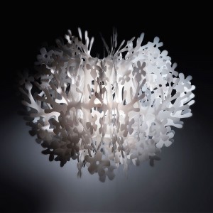 Lámpara suspendida Fiorella Slamp. Diseño italiano, moderno y elegante.