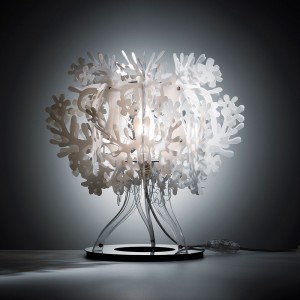 Lámpara sobremesa Fiorellina Slamp. Moderno diseño que otorga elegancia.