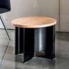 Mesa de centro Regolo redonda madera de Sovet Italia. Mesas y complementos de diseño.
