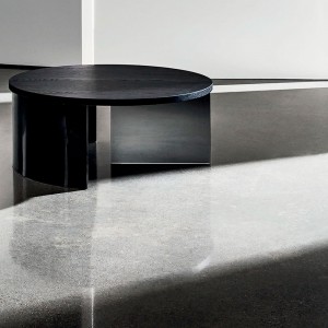Mesa de centro Regolo redonda madera de Sovet Italia. Mesas y complementos de diseño.