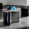 Mesa de centro Regolo redonda madera de Sovet Italia. Mesas y complementos de diseño.