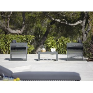 Butaca de Dna para terraza de Gandia Blasco. Butaca de diseño para exterior.