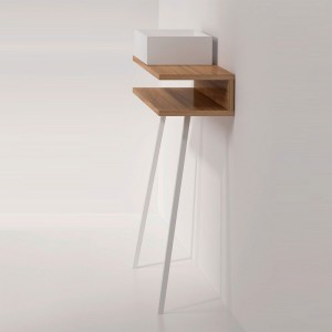 Cónsola Passing MADERA cajón LACA de Arlex. Muebles de diseño.