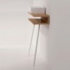 Cónsola Passing MADERA cajón LACA de Arlex. Muebles de diseño.