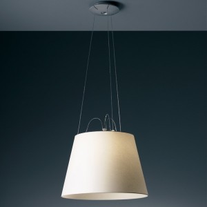 Tolomeo Mega - Estructura aluminio / Difusor Pergamino
