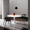 Mesa Flûte redonda cristal Sovet Italia. Mesas originales perfecta para salón.