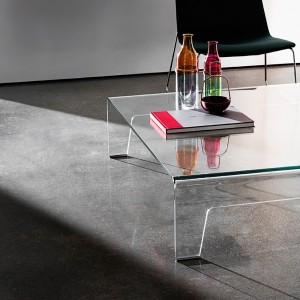Mesa centro Frog Cristal transparente Italia de Sovet. Mesas y complementos de diseño.