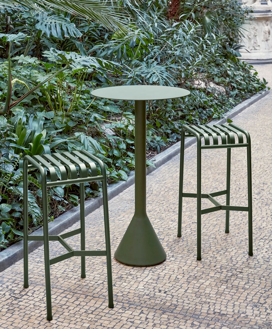 Taburete de la colección Palissade